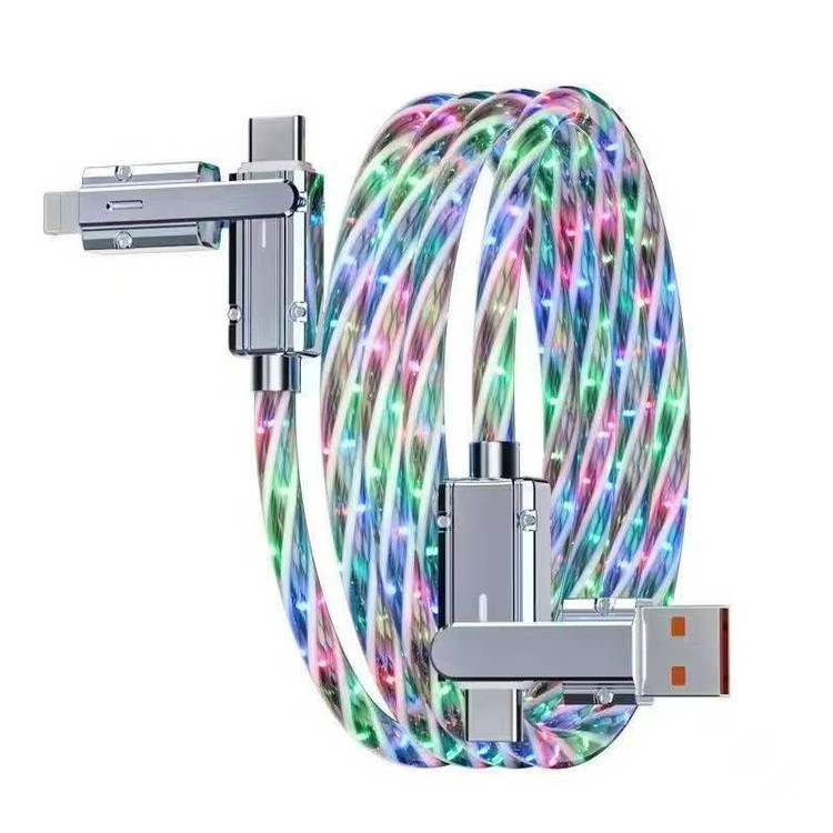 کابل شارژ همه کاره با نور LED